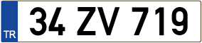 Truck License Plate